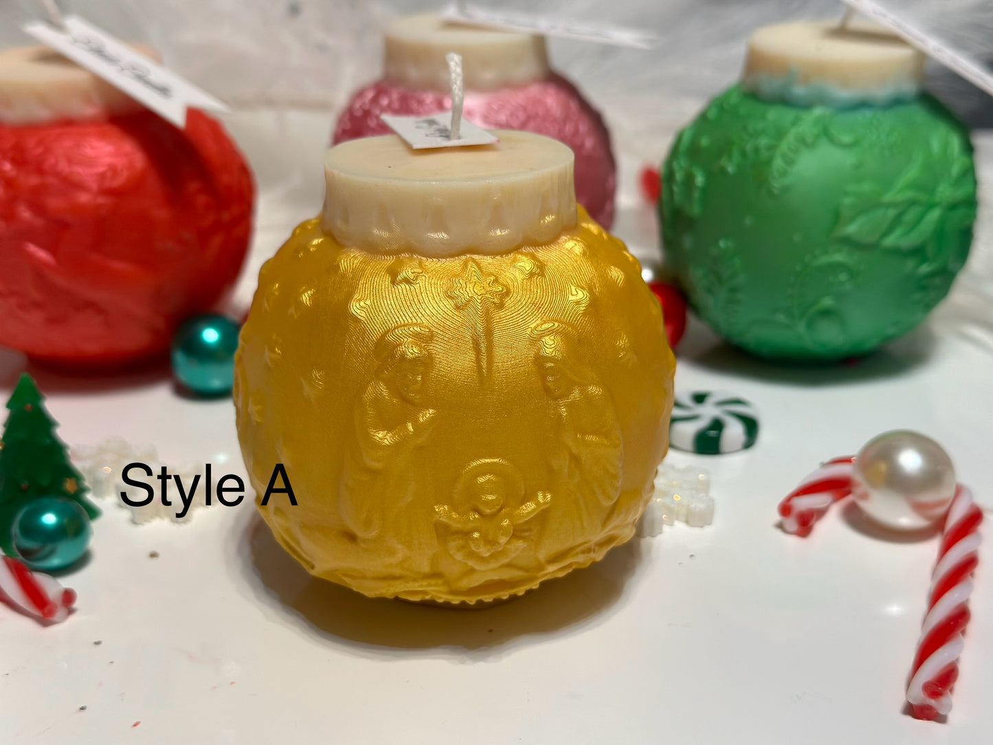 Christmas Ornaments Candles