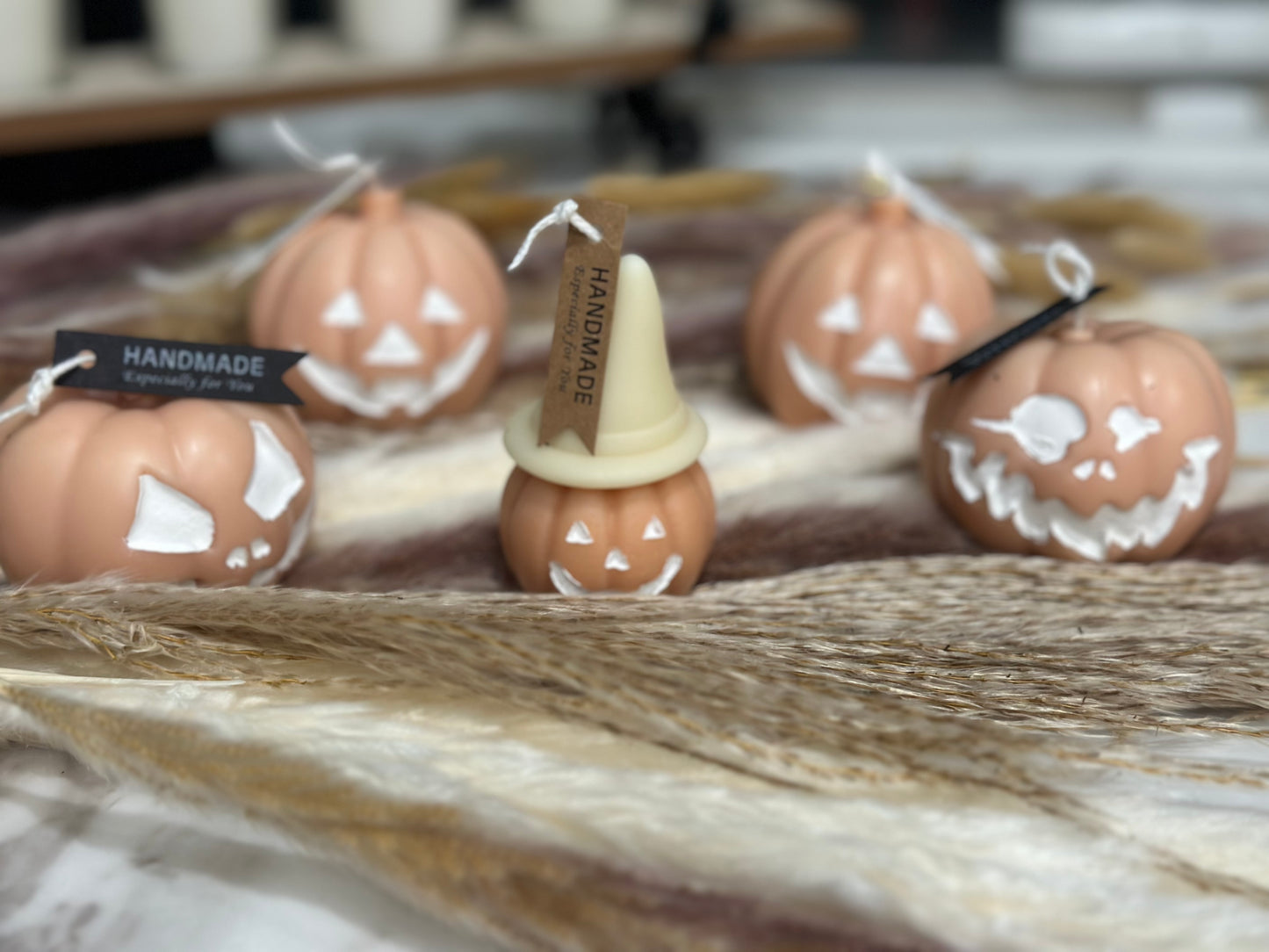 Halloween Evil Pumpkin Candles (Set of 5)