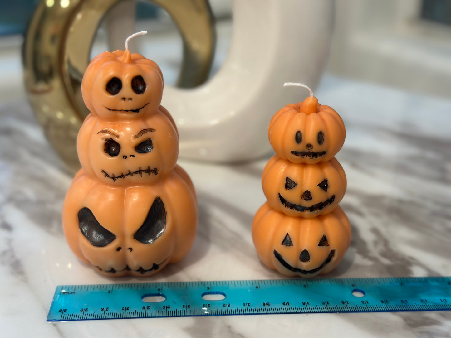 Halloween Evil Pumpkin Candles (Set of 5)