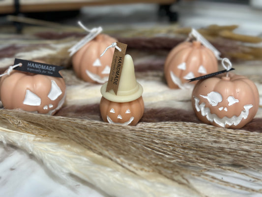 Halloween Evil Pumpkin Candles (Set of 5)