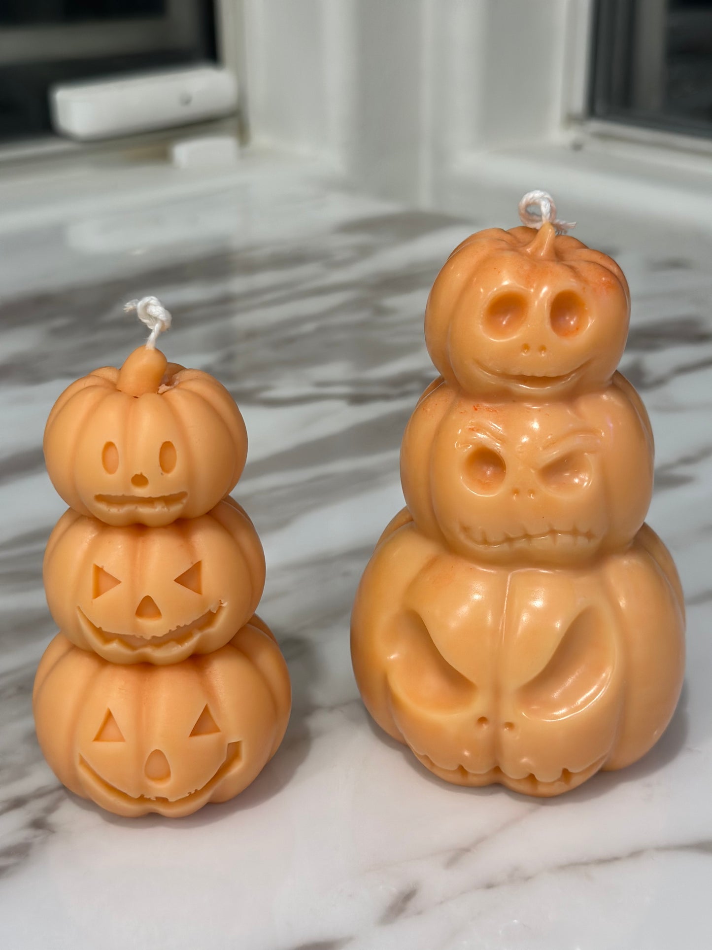 Halloween Triple Pumpkin Candles