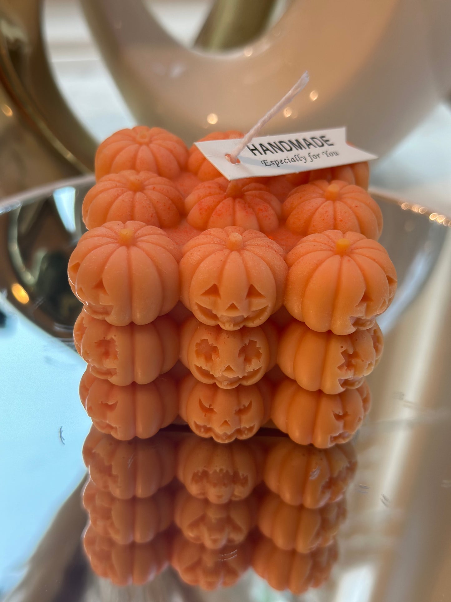 Pumpkin Square Candle (set of 2 or 4)