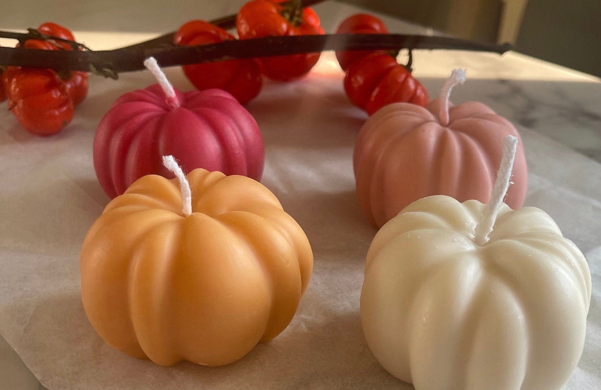 Pumpkin Candles (Set of 3)