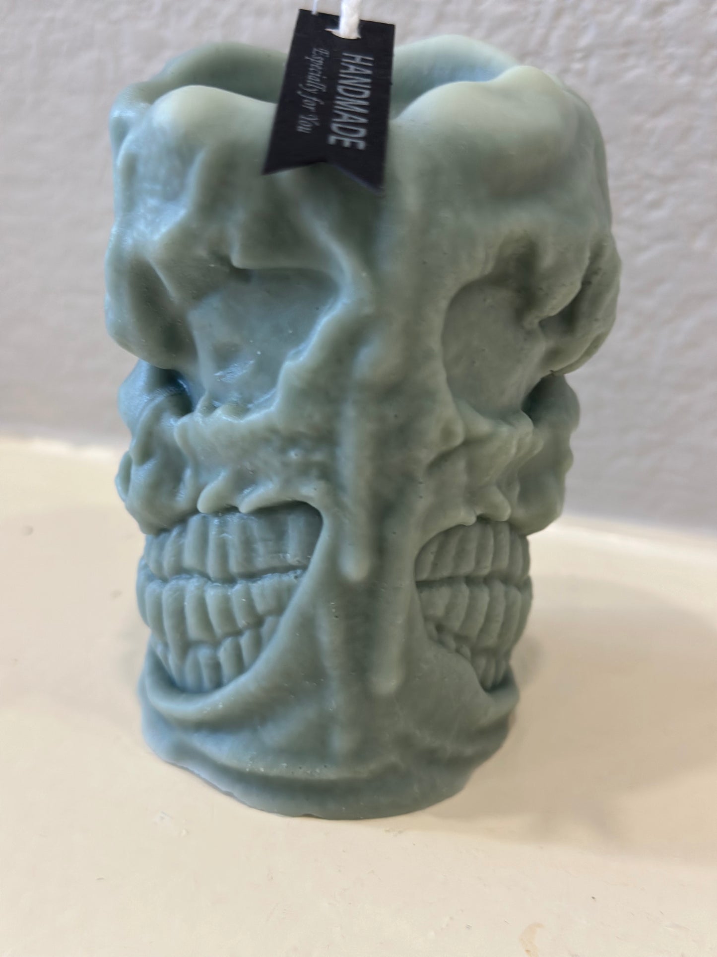 Halloween Demon Face Candle